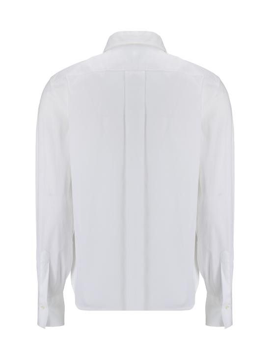 BRUNELLO CUCINELLI WOMEN'S WHITE TAILORED SHIRT WITH EMBELLISHMENT