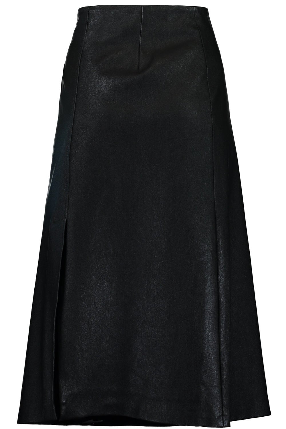 BRUNELLO CUCINELLI WOMEN'S BLACK LINEN FLARED SKIRT