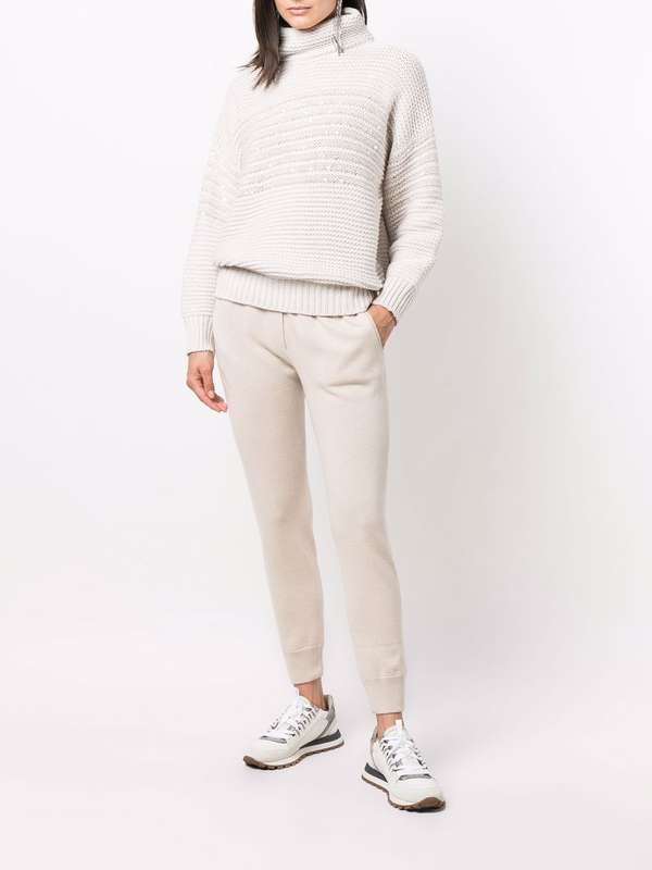 BRUNELLO CUCINELLI WOMEN'S GYMBOTTOM M12169199_CN058 NWT