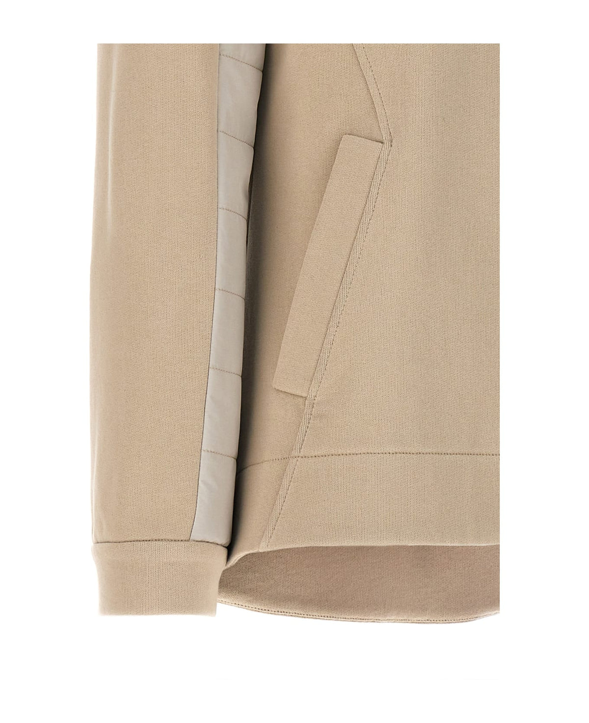 BRUNELLO CUCINELLI WOMEN'S TALC COTTON ZIP HOODIE