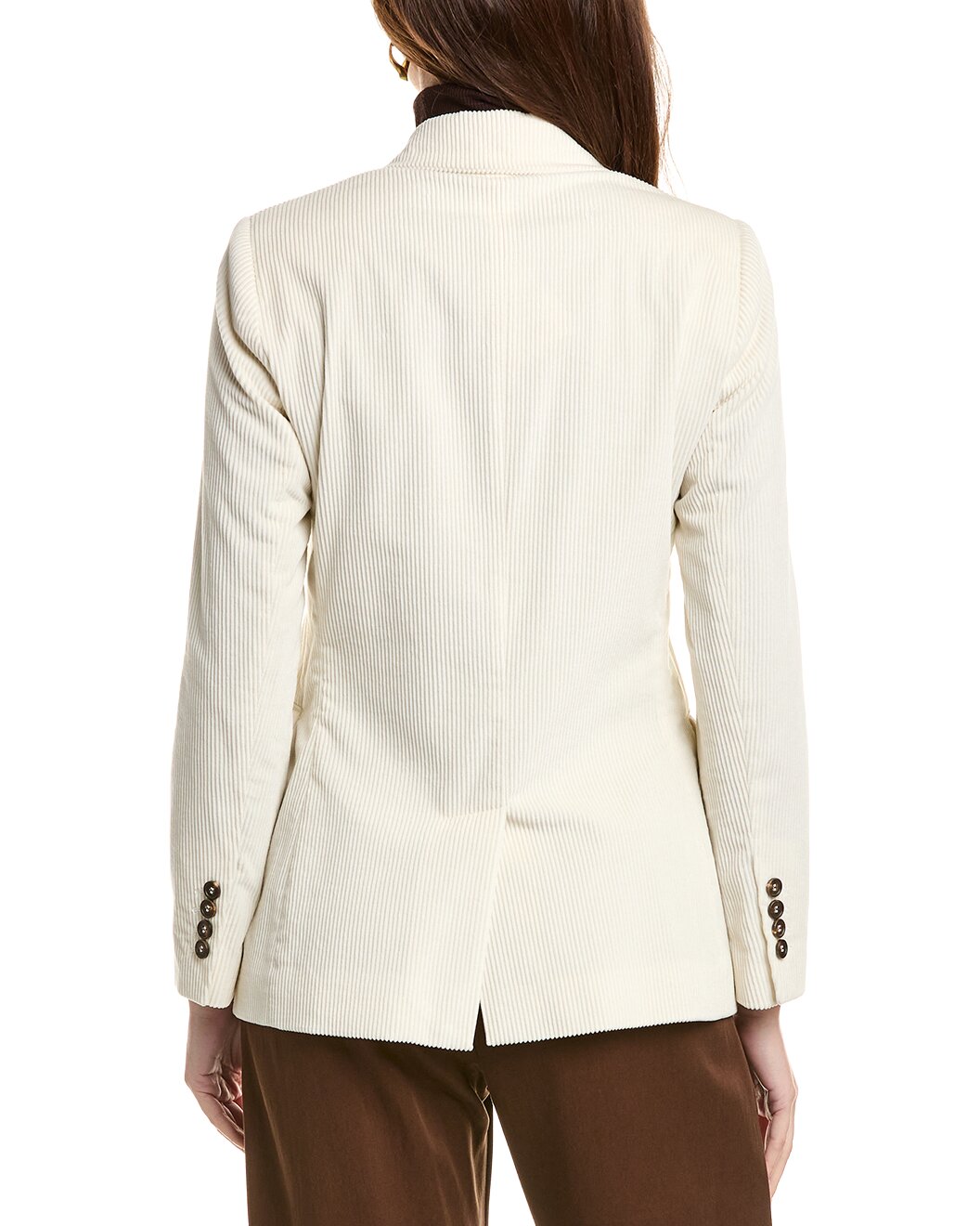 BRUNELLO CUCINELLI WOMEN'S OFF WHITE COTTON JACKET