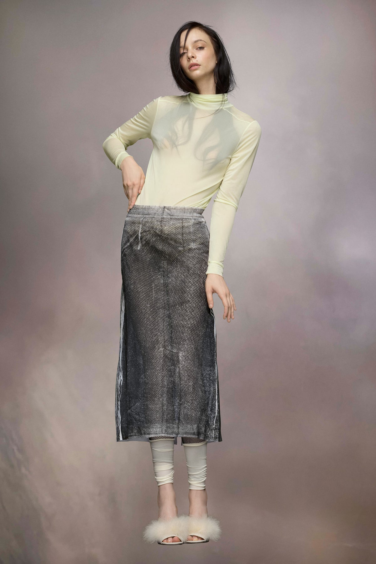 MAISON MARGIELA WOMEN'S POLLEN TURTLENECK BODYSUIT