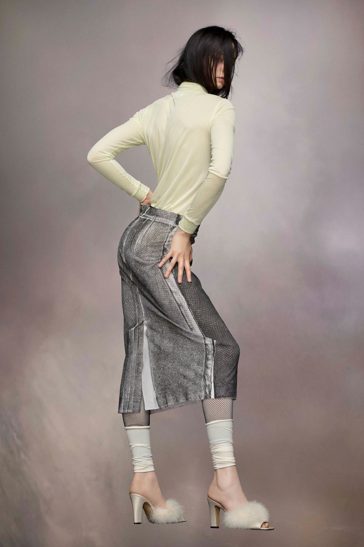 MAISON MARGIELA WOMEN'S POLLEN TURTLENECK BODYSUIT