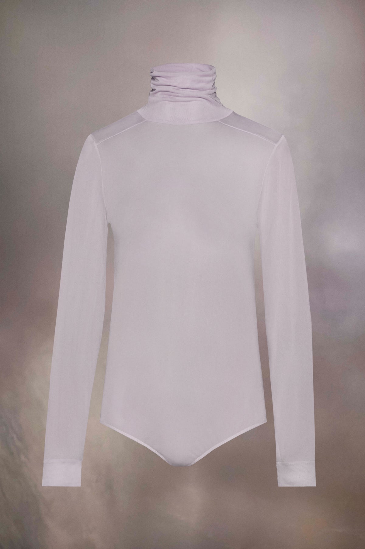 MAISON MARGIELA WOMEN'S LILAC TURTLENECK BODYSUIT