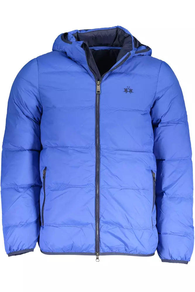 La Martina Blue Polyamide Jacket