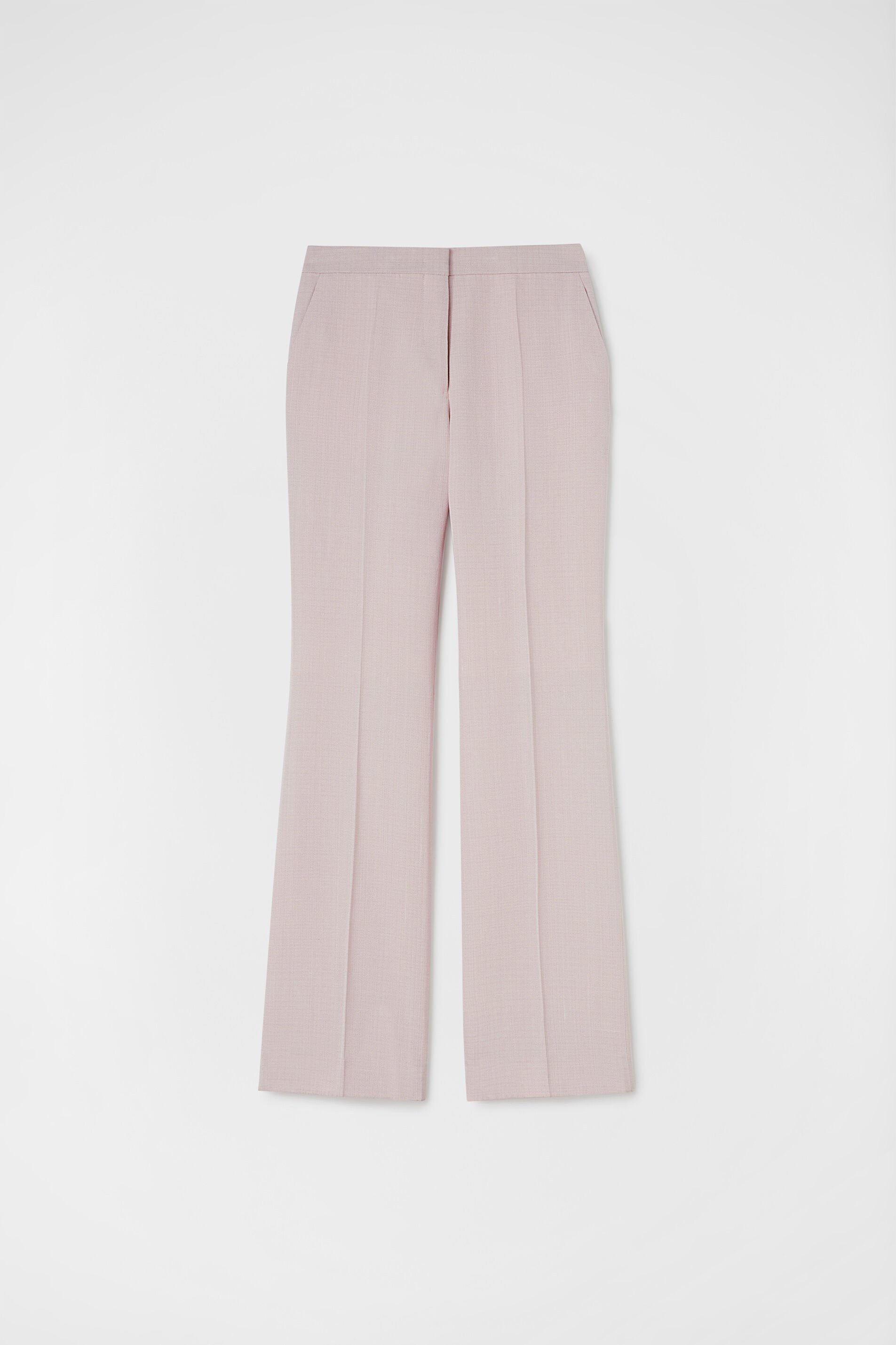 JIL SANDER WOMEN'S LIGHT PINK TAILORED TROUSERS