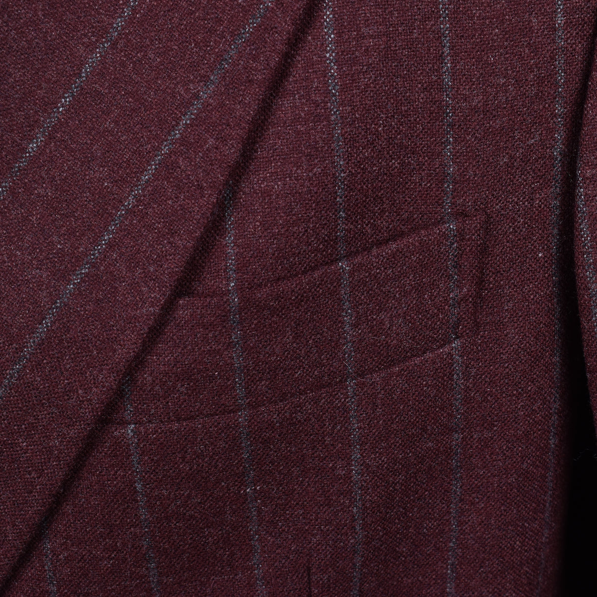 BRUNELLO CUCINELLI MEN'S BURGUNDY WOOL DOUBLE BREASTED BLAZER