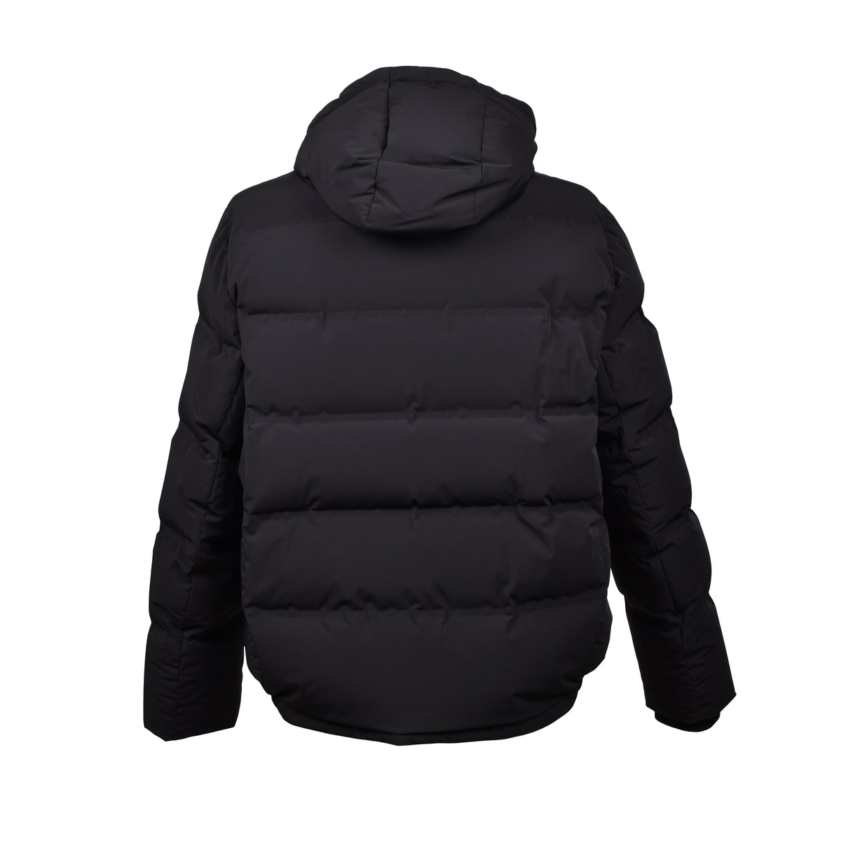 BRUNELLO CUCINELLI MEN'S BLACK QUILTED BOMBER JACKET