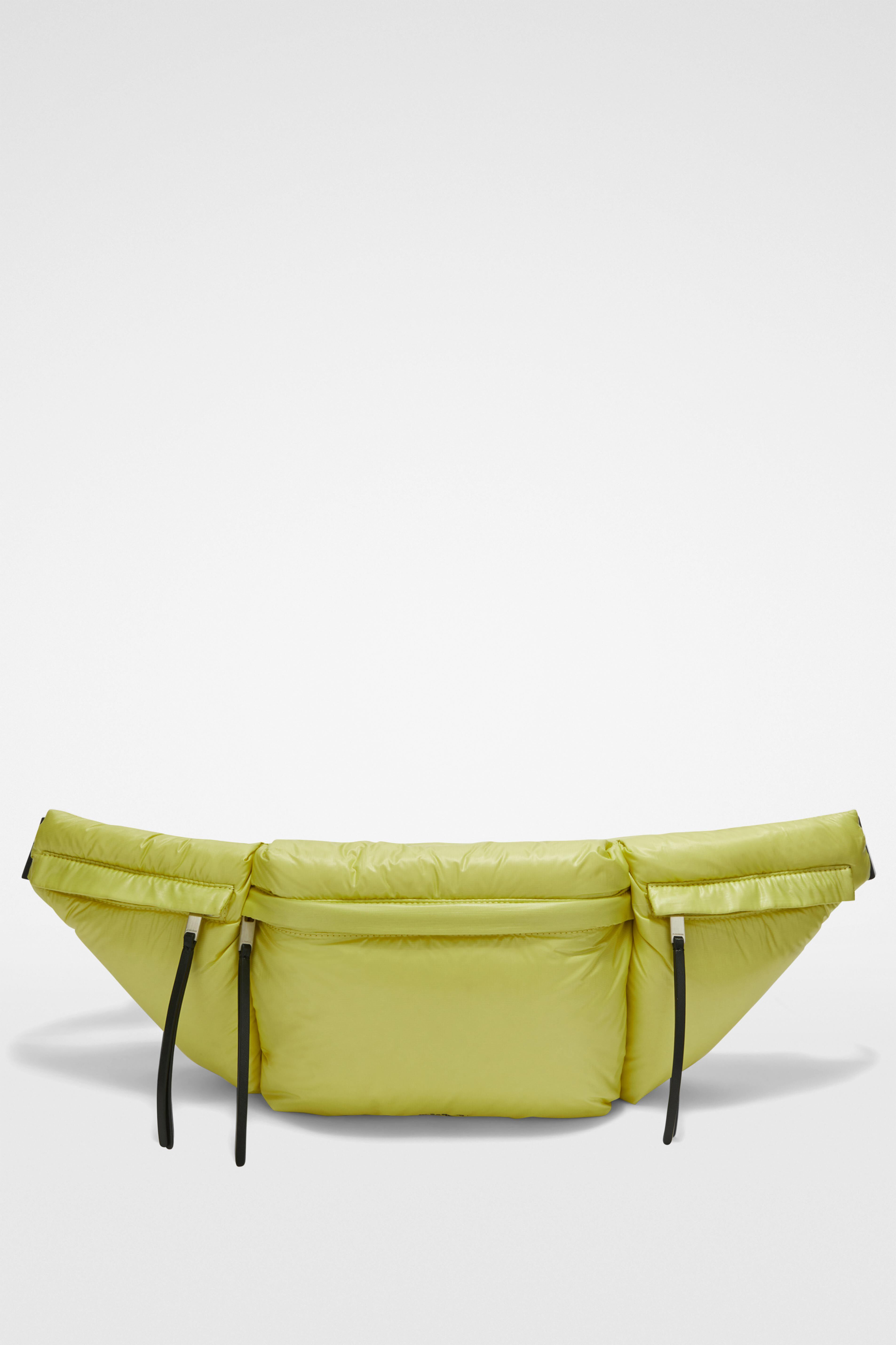 JIL SANDER WOMEN'S ACID GREEN PADDED POUCH BAG