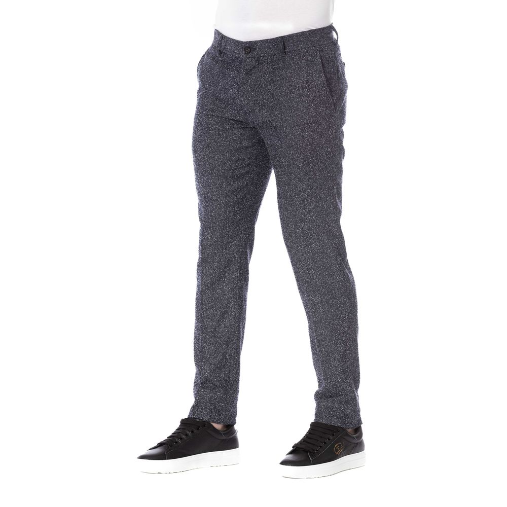 Trussardi Black Cotton Men Pant
