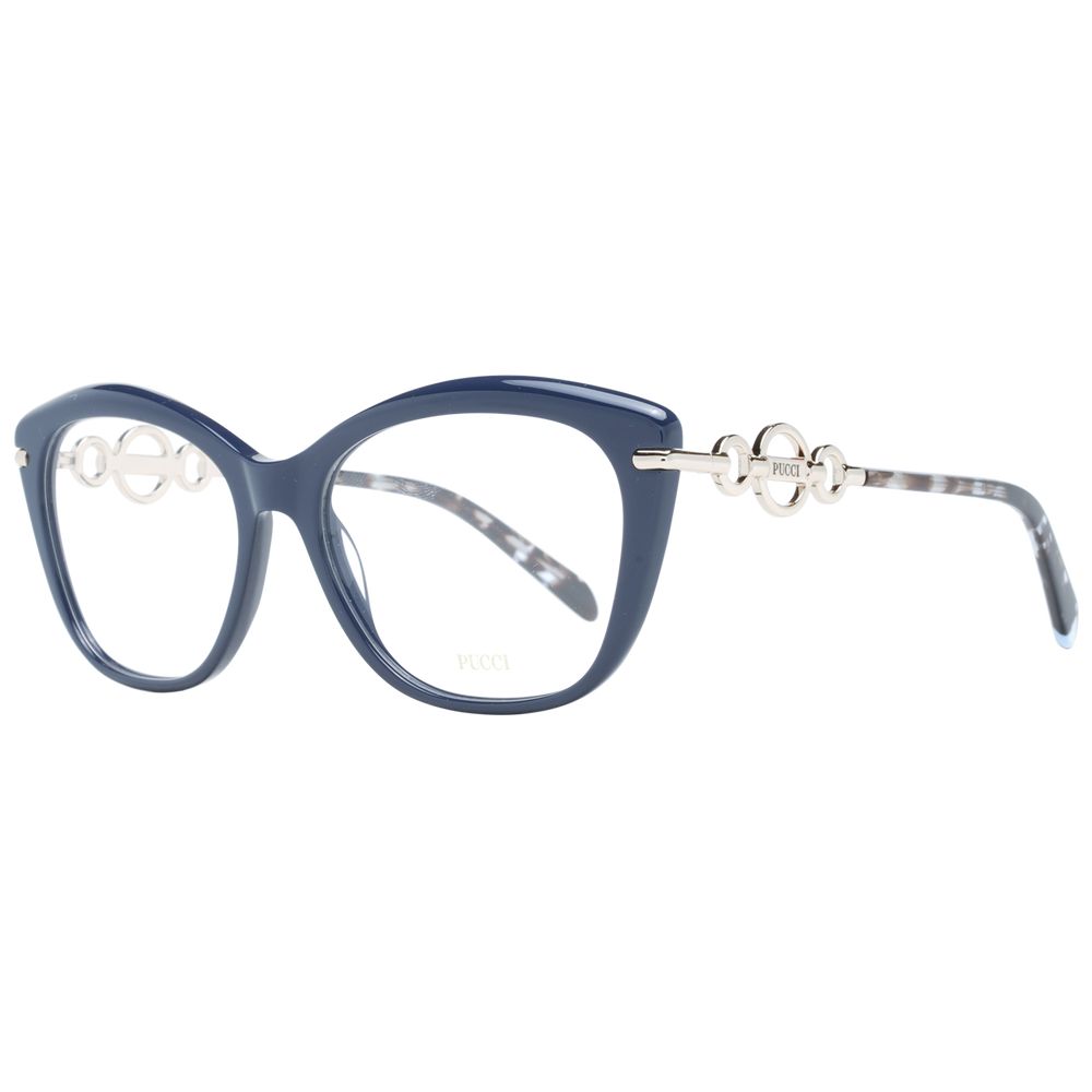 Emilio Pucci Blue Plastic Glasses (Frames)