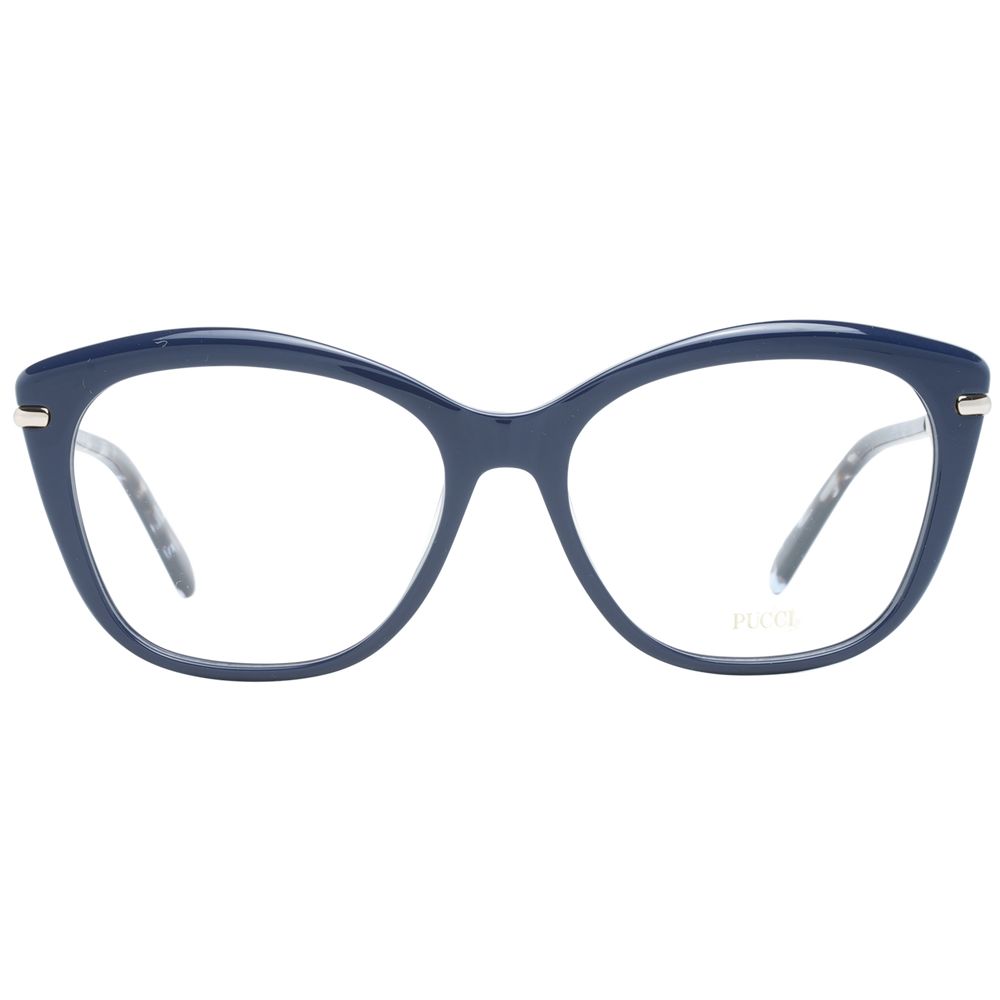 Emilio Pucci Blue Plastic Glasses (Frames)