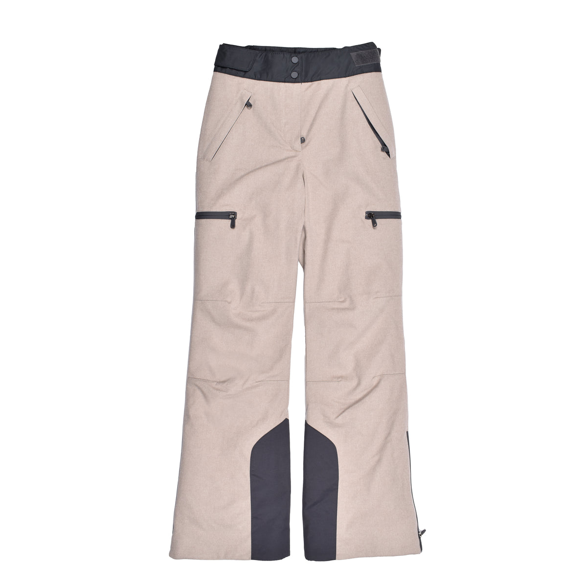 BRUNELLO CUCINELLI WOMEN'S BEIGE WOOL SKI TROUSERS