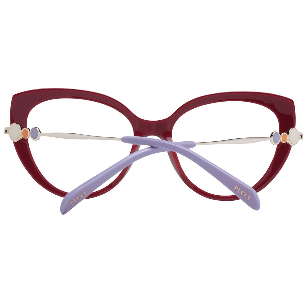 Emilio Pucci Red Plastic Glasses (Frames)