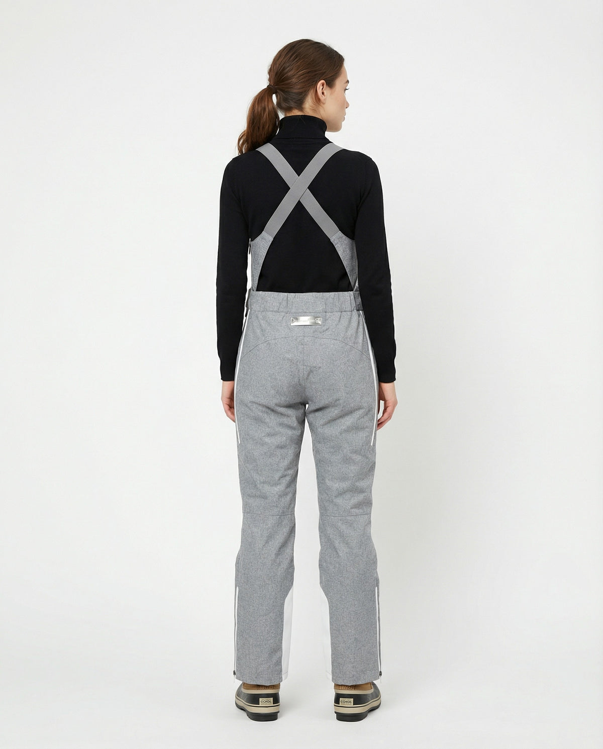 BRUNELLO CUCINELLI WOMEN'S LIGHT GREY WOOL SKI SUIT