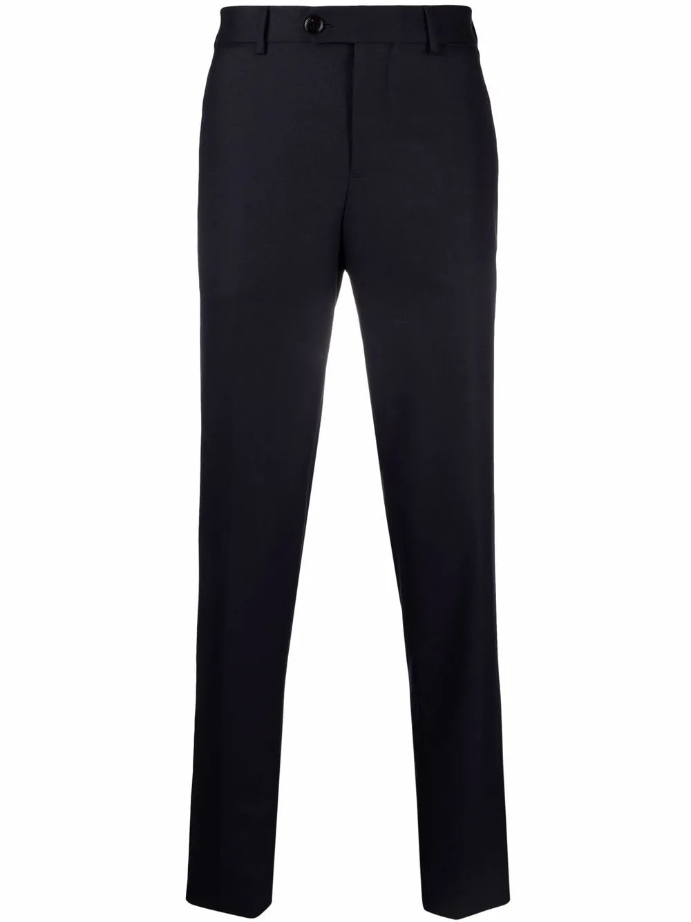 BRUNELLO CUCINELLI MEN'S BLACK TAILORED TROUSERS