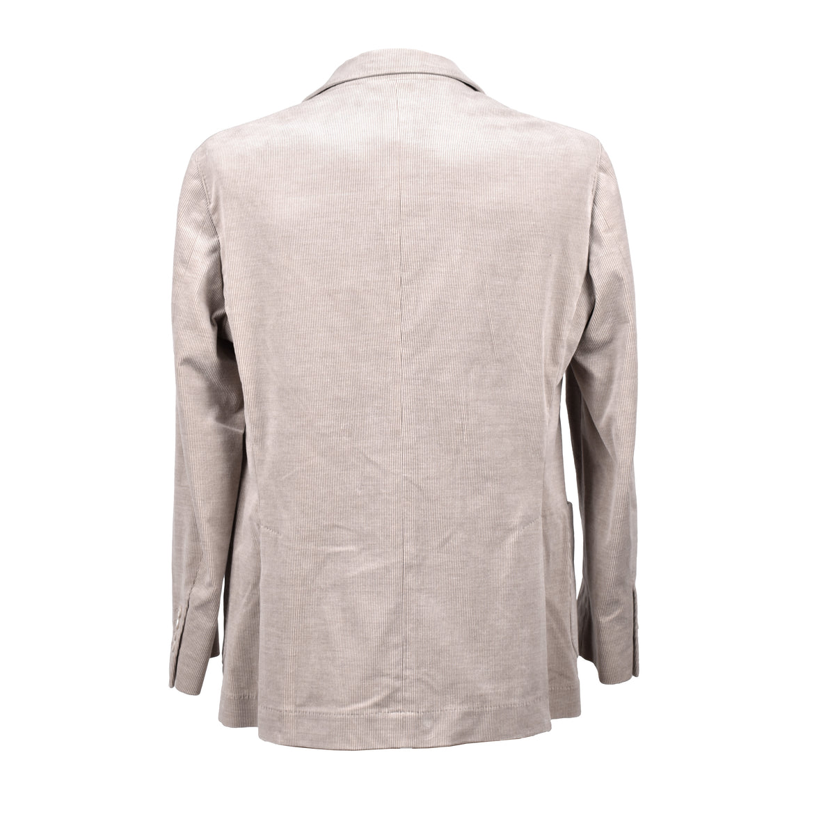 BRUNELLO CUCINELLI MEN'S SAND WOOL COTTON BLAZER