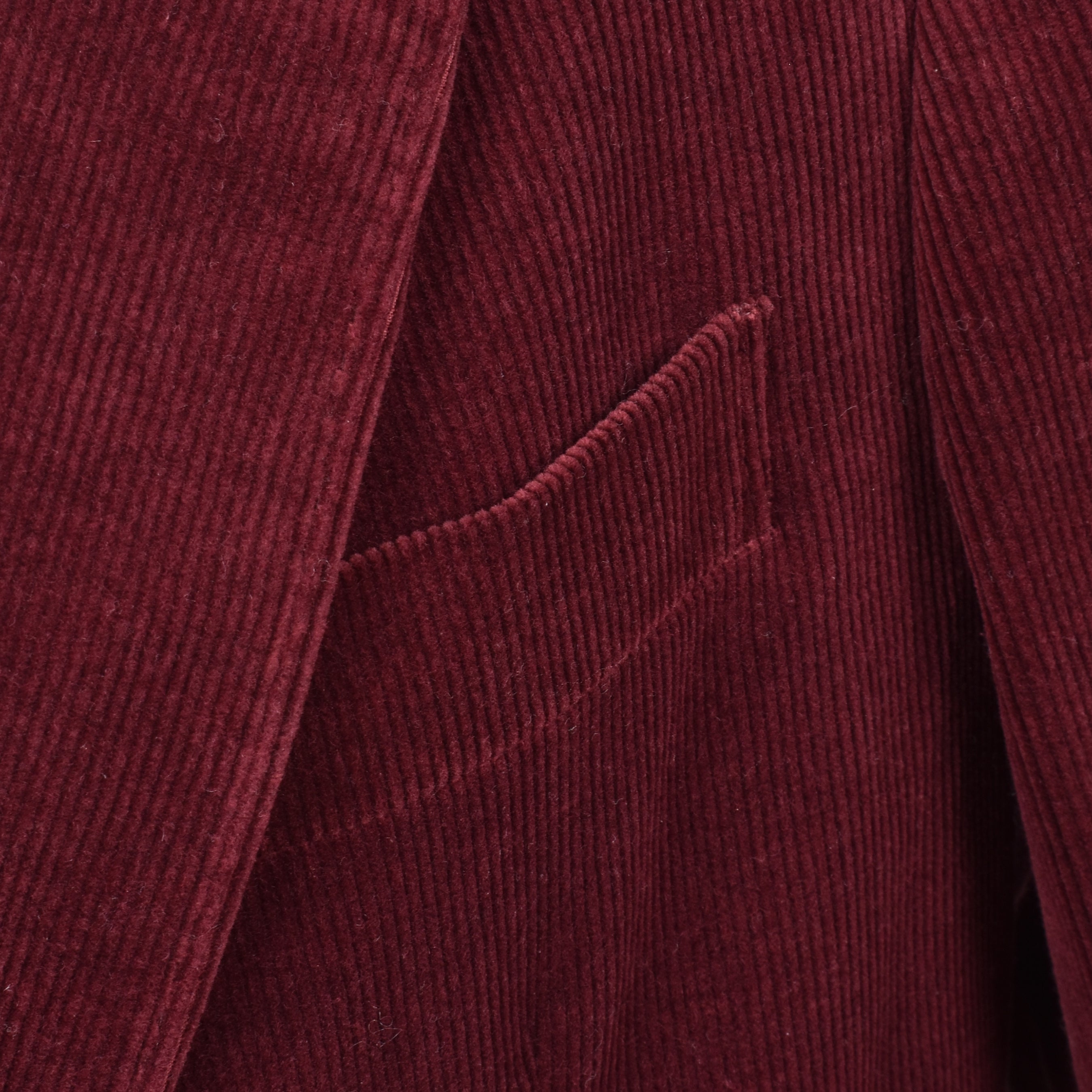 BRUNELLO CUCINELLI MEN'S BURGUNDY CASHMERE BLEND CORDUROY BLAZER