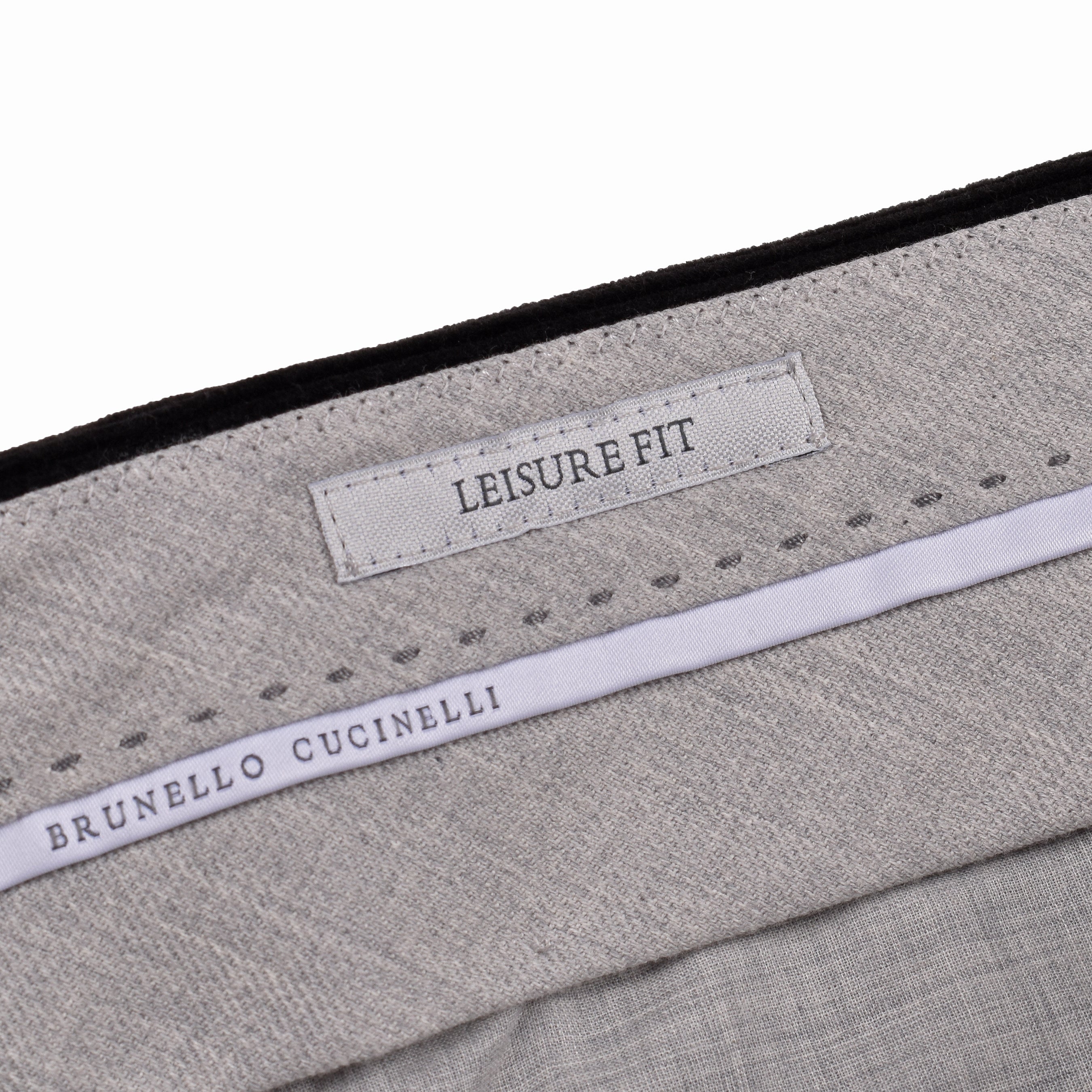 BRUNELLO CUCINELLI MEN'S JET BLACK CORDUROY DOUBLE-BREASTED SUIT