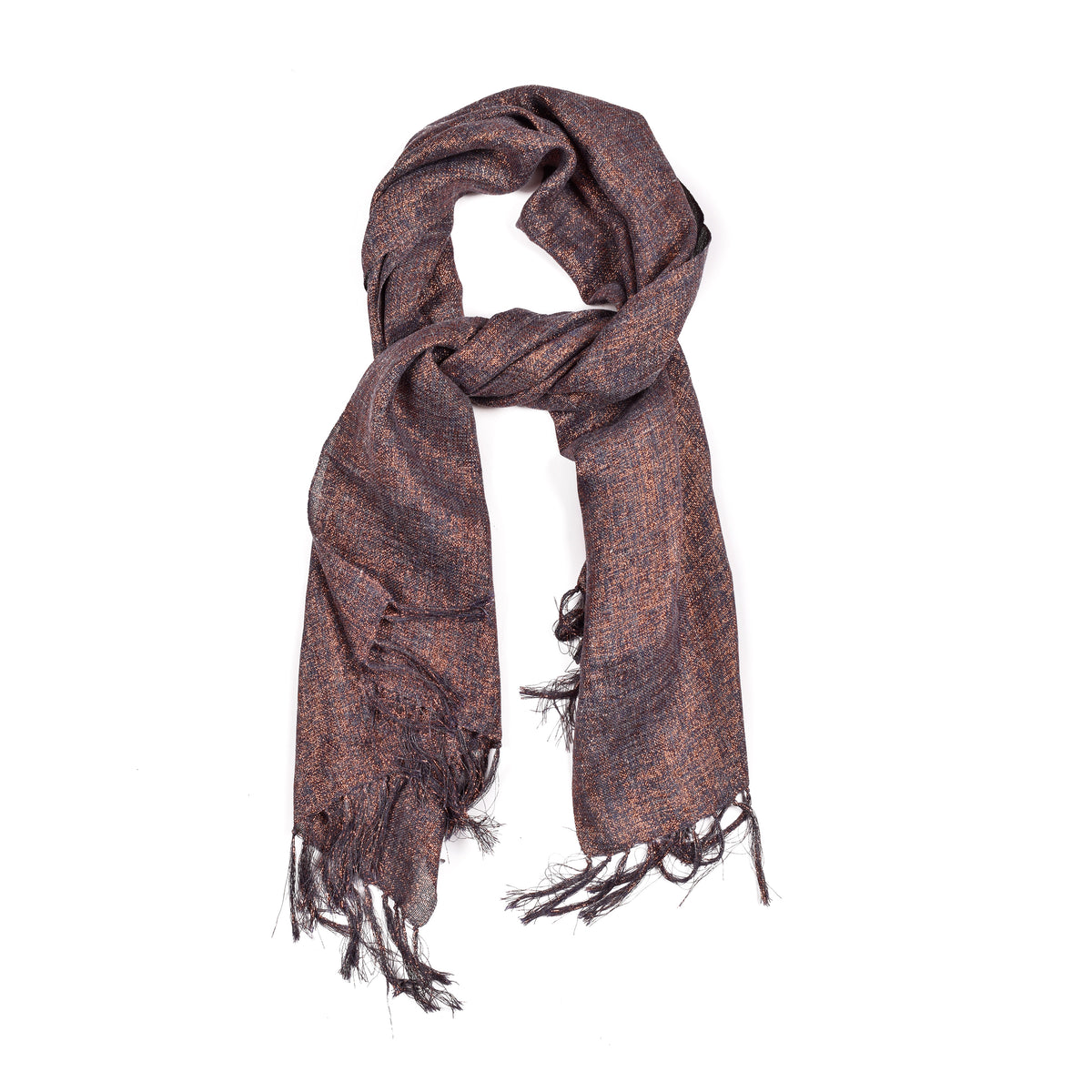 BRUNELLO CUCINELLI WOMEN'S MULTI METALLIC LINEN SCARF