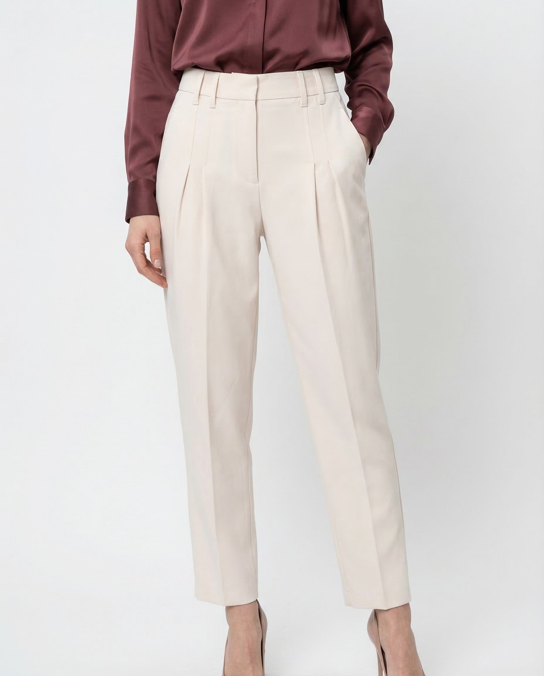 BRUNELLO CUCINELLI WOMEN'S PANTS MA126P842Z_C8555 NWT