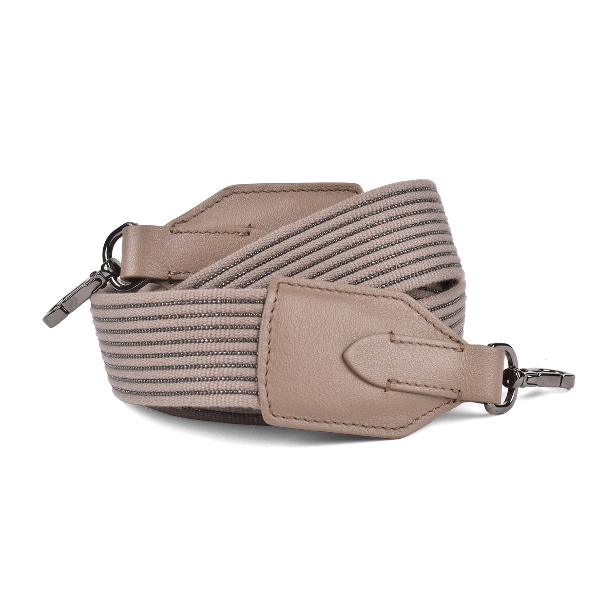 BRUNELLO CUCINELLI WOMEN'S BEIGE COTTON SHOULDER STRAP