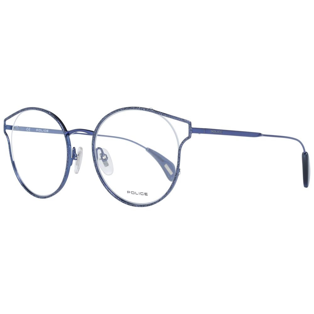 Police Blue Metal & Plastic Glasses (Frames)