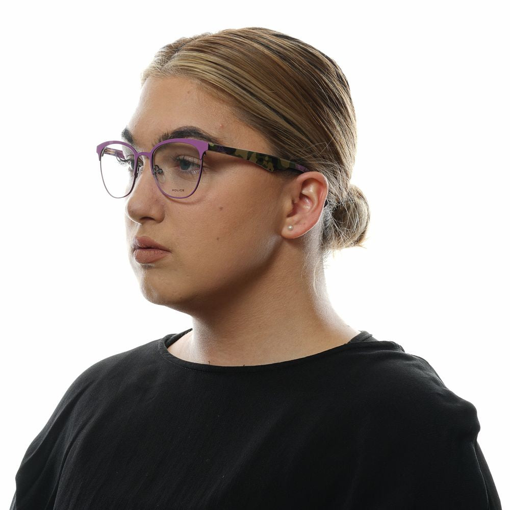 Police Purple Plastic Glasses (Frames)