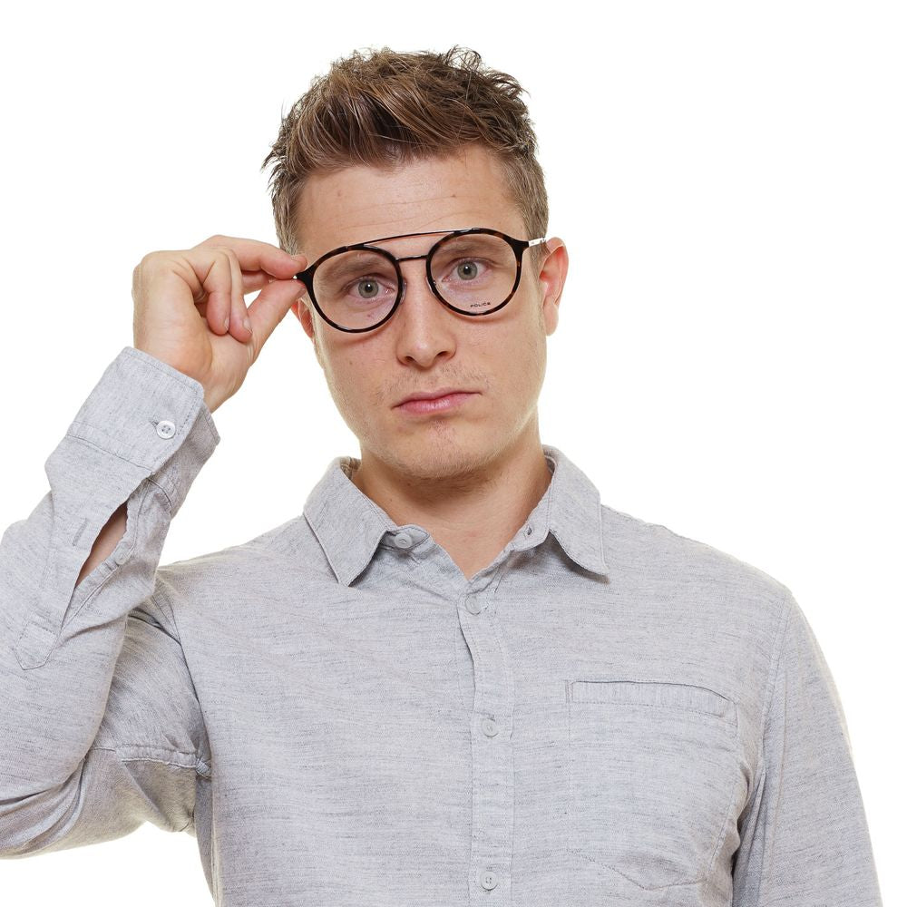 Police Brown Metal & Plastic Glasses (Frames)