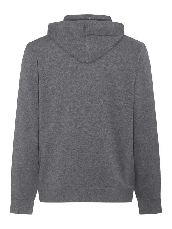 BRUNELLO CUCINELLI MEN'S LEAD ZIP-UP HOODIE