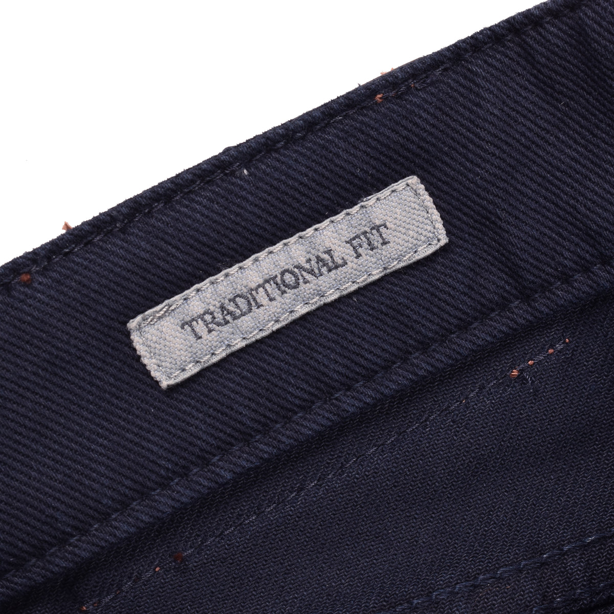 BRUNELLO CUCINELLI MEN'S DARK NAVY COTTON TROUSERS