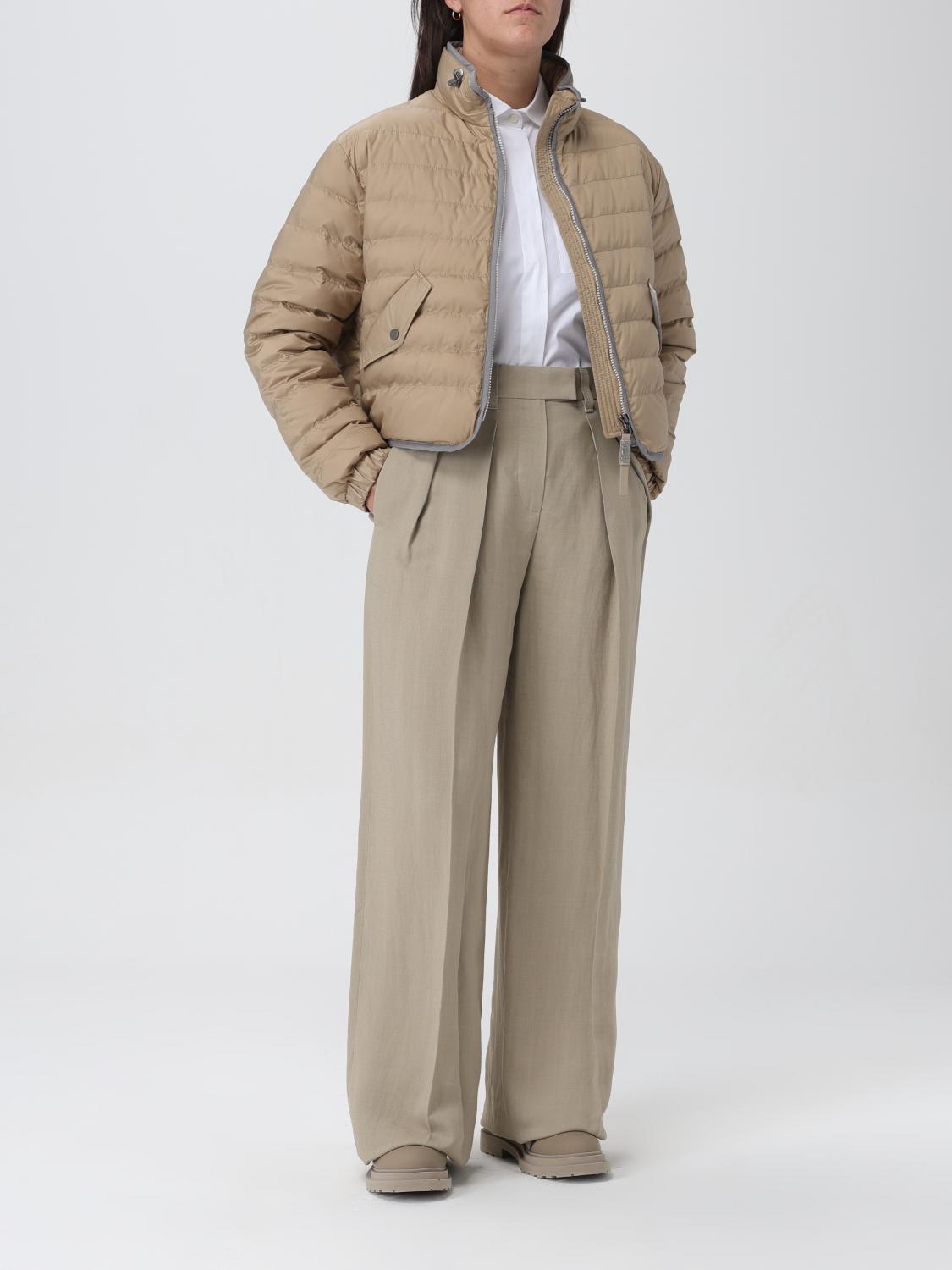 BRUNELLO CUCINELLI WOMEN'S KAMUT QUILTED CROPPED JACKET