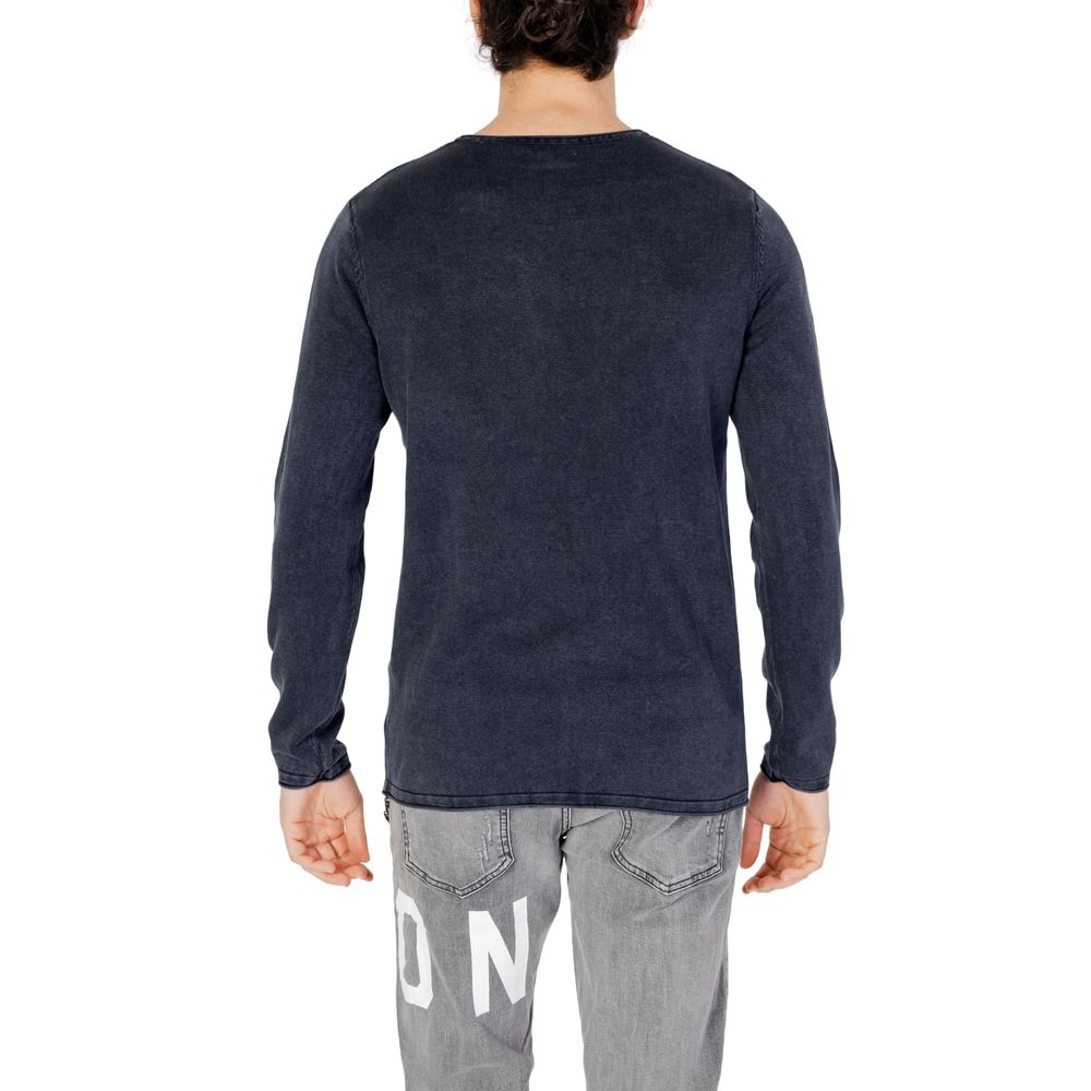 Jack Jones Blue Cotton Sweatshirt
