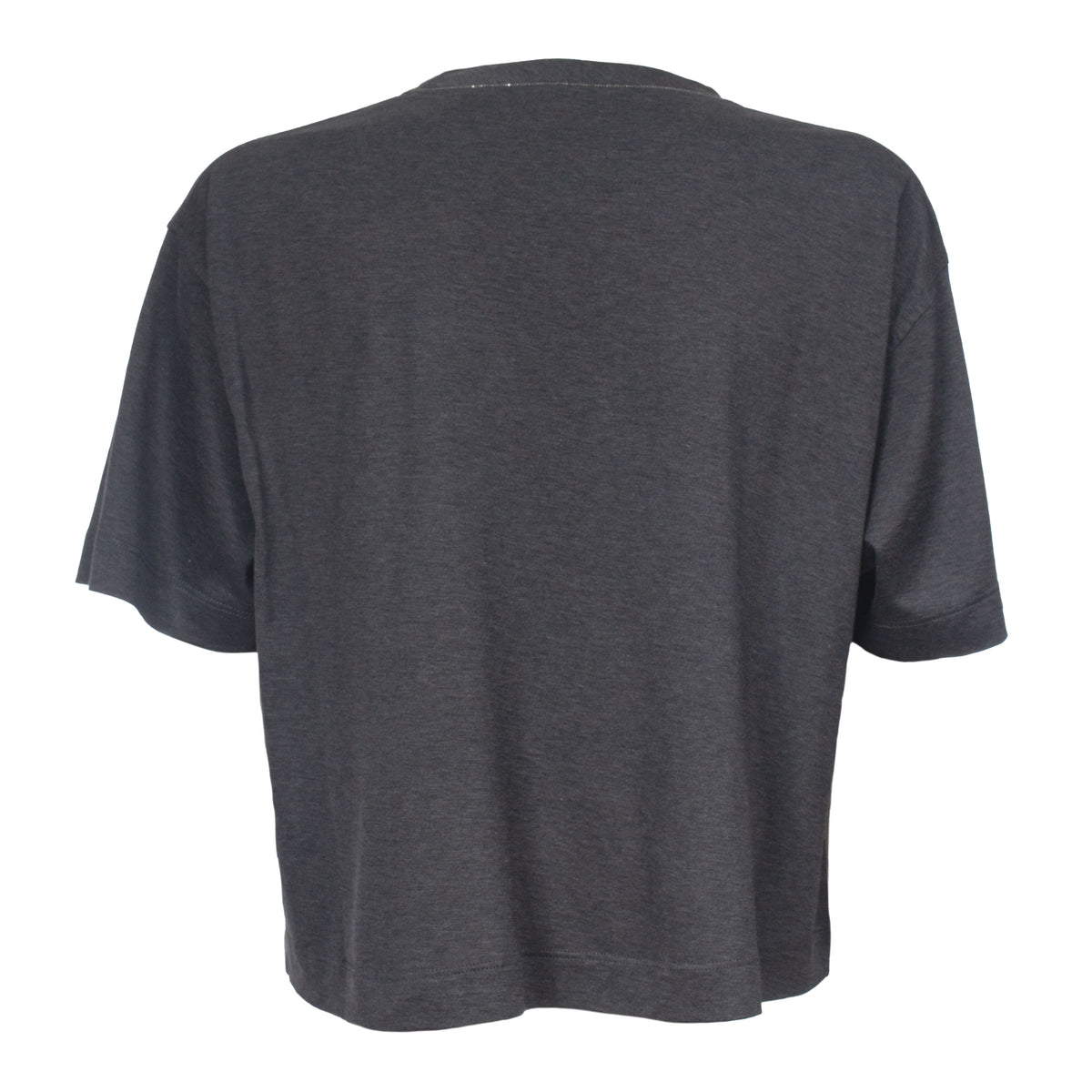 BRUNELLO CUCINELLI WOMEN'S DARK GREY COTTON SHIRT