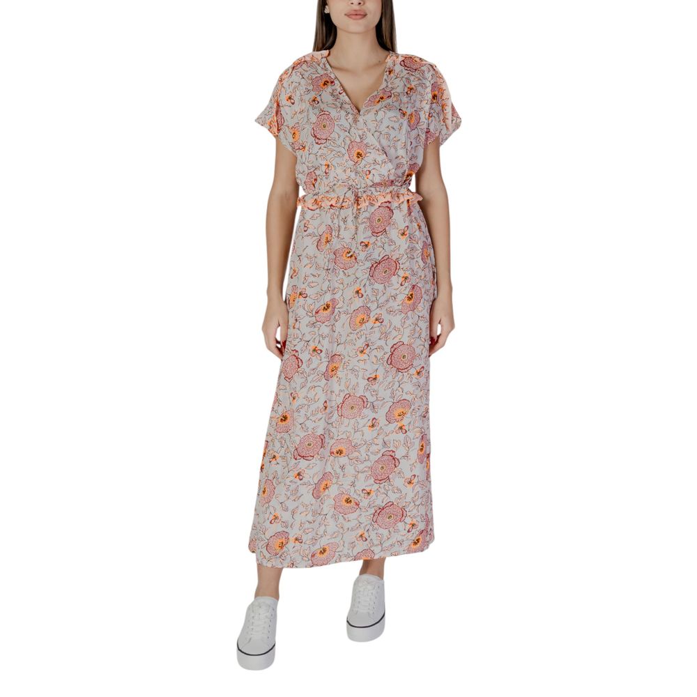 B.Young Multicolor Cotton Long Dress