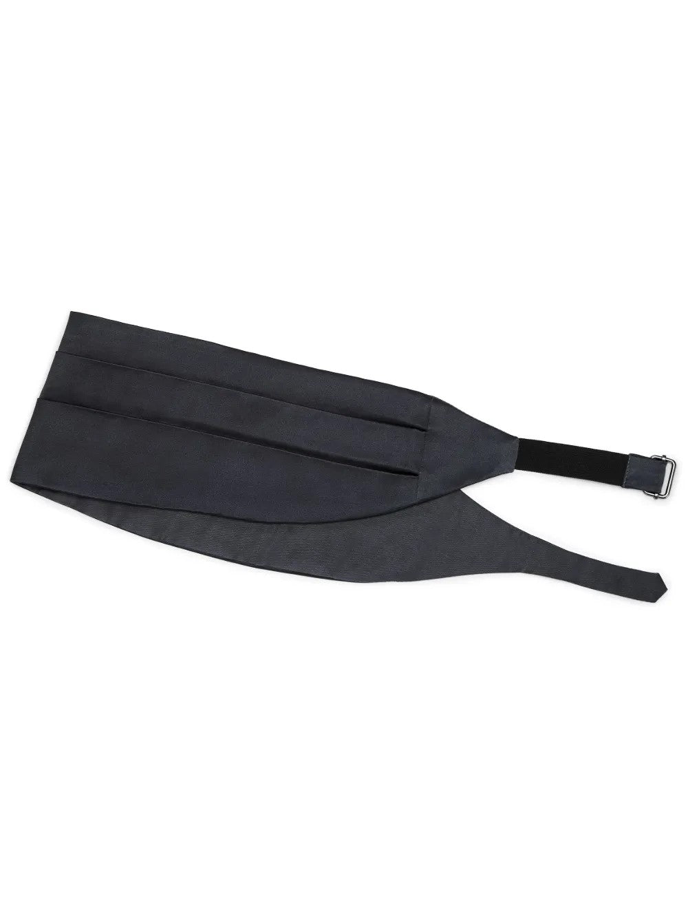 BRUNELLO CUCINELLI MEN'S MEDIUM GRAY SILK BLEND CUMMERBUND