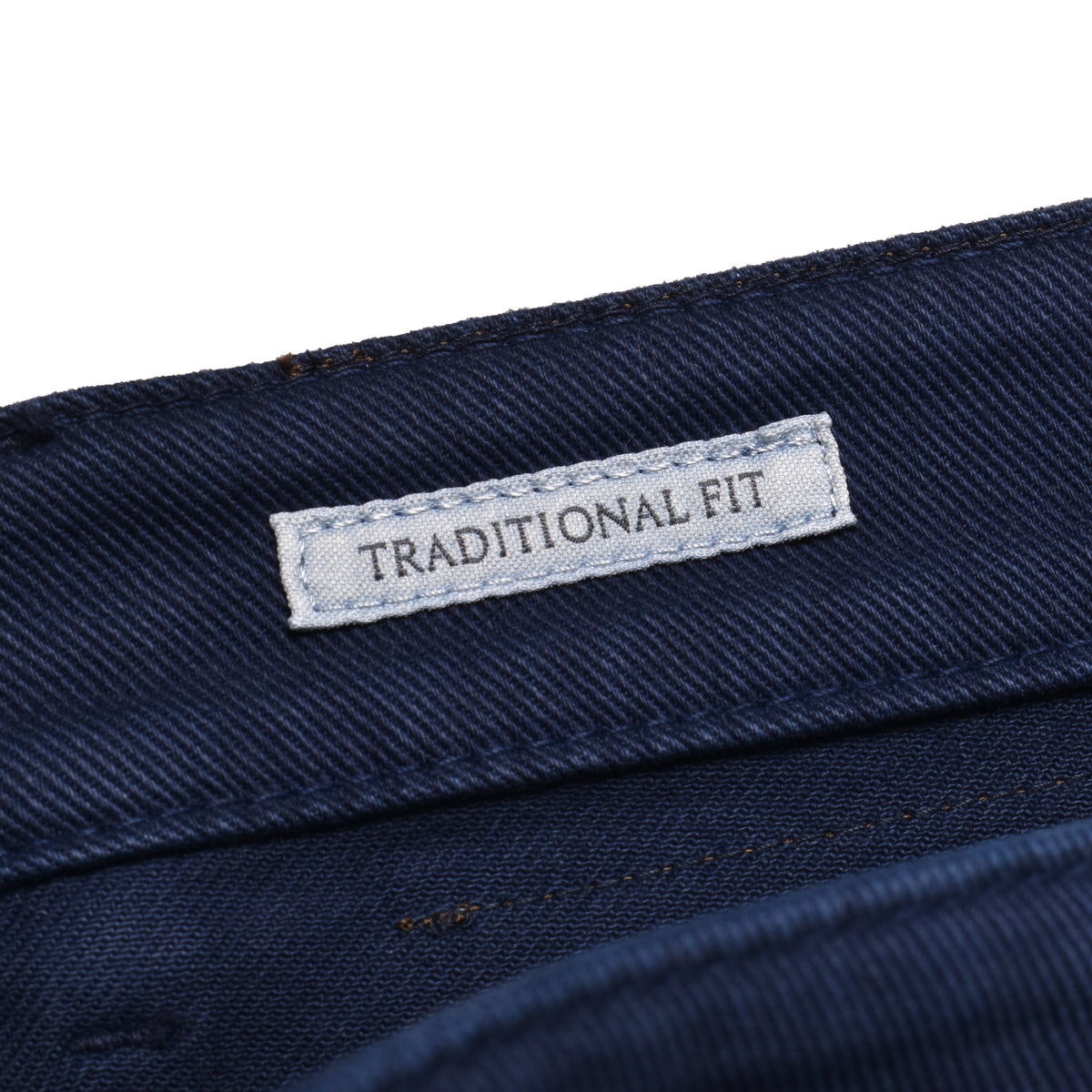 BRUNELLO CUCINELLI MEN'S DARK BLUE TRADITIONAL FIT TROUSERS