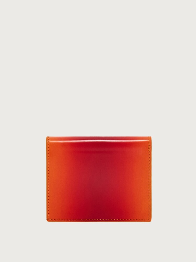 FERRAGAMO WOMEN'S ORANGE CALF LEATHER WALLET