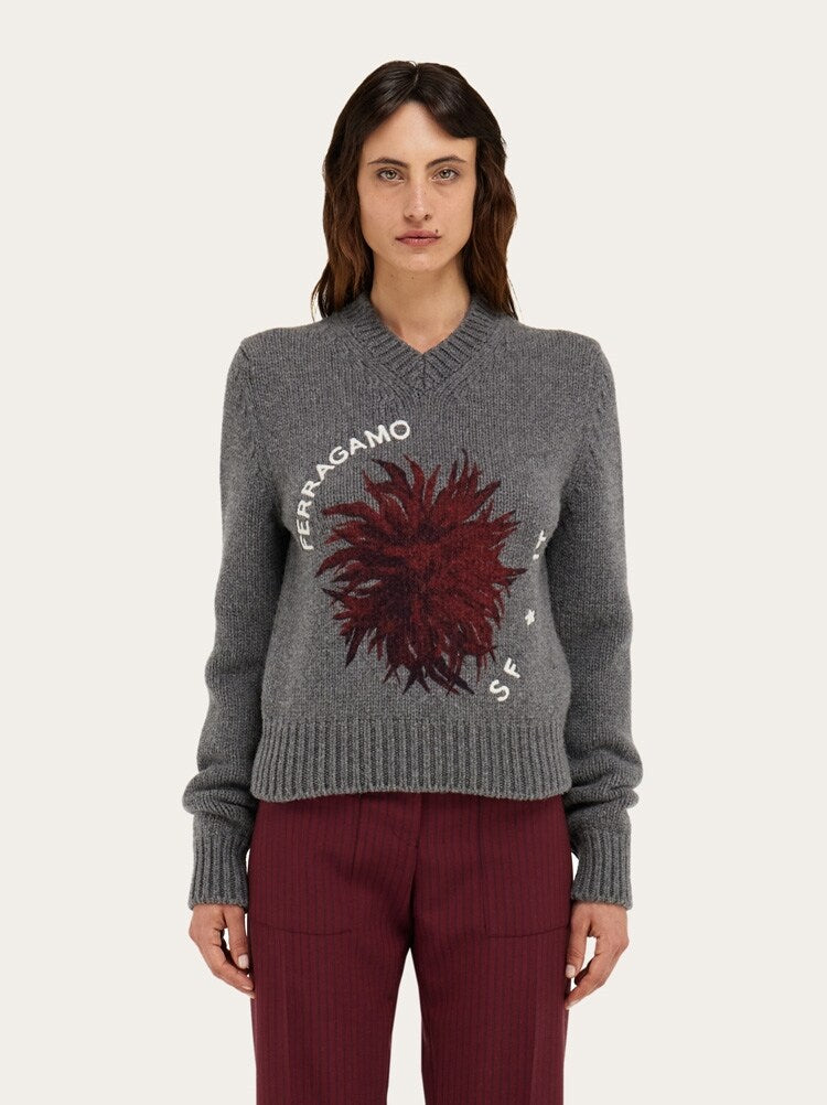 FERRAGAMO WOMEN'S SWEATER NWT