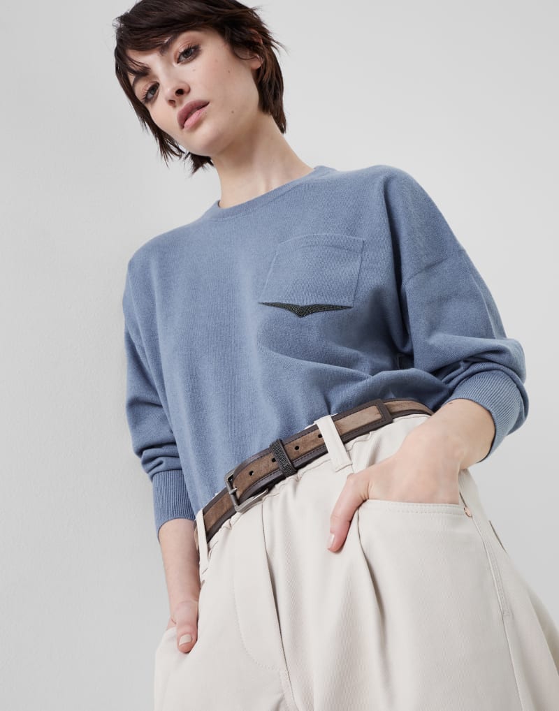 BRUNELLO CUCINELLI WOMEN'S SWEATER M12186500_C9579 NWT