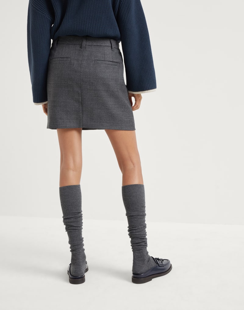 BRUNELLO CUCINELLI WOMEN'S SKIRT MD573G3620_C002 NWT