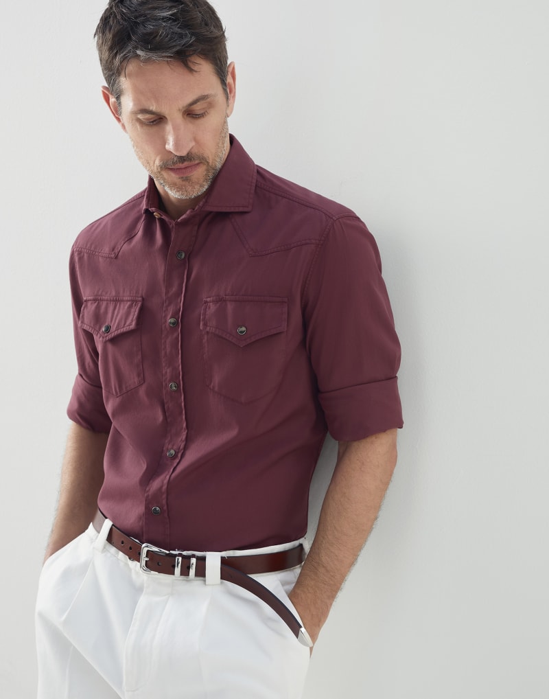 BRUNELLO CUCINELLI MEN'S SHIRT MM6284008_C7934 NWT
