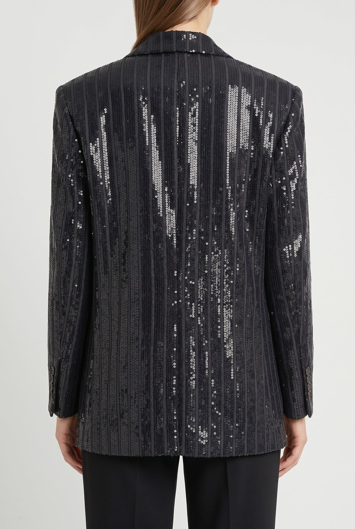 BRUNELLO CUCINELLI WOMEN'S BLACK OVERSIZED BLAZER