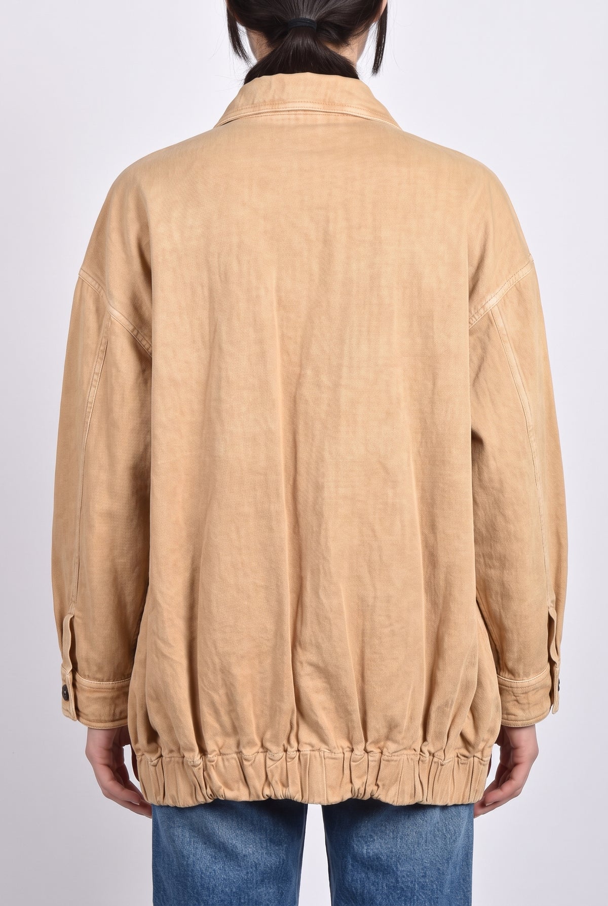 BRUNELLO CUCINELLI WOMEN'S BEIGE LINEN COTTON JACKET