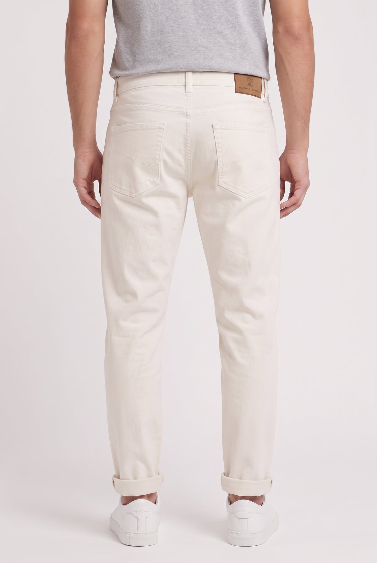 BRUNELLO CUCINELLI MEN'S LEISURE FIT 5 POCKET DENIM JEAN PANTS NWT