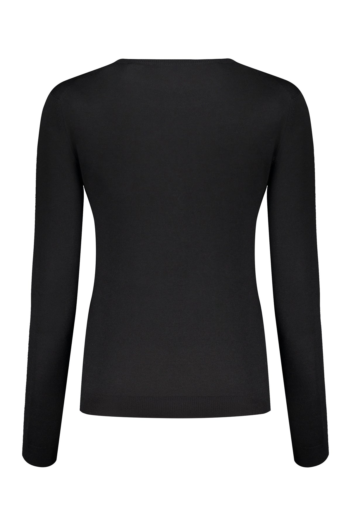 VALENTINO WOMEN'S BLACK WOOL CREWNECK SWEATER