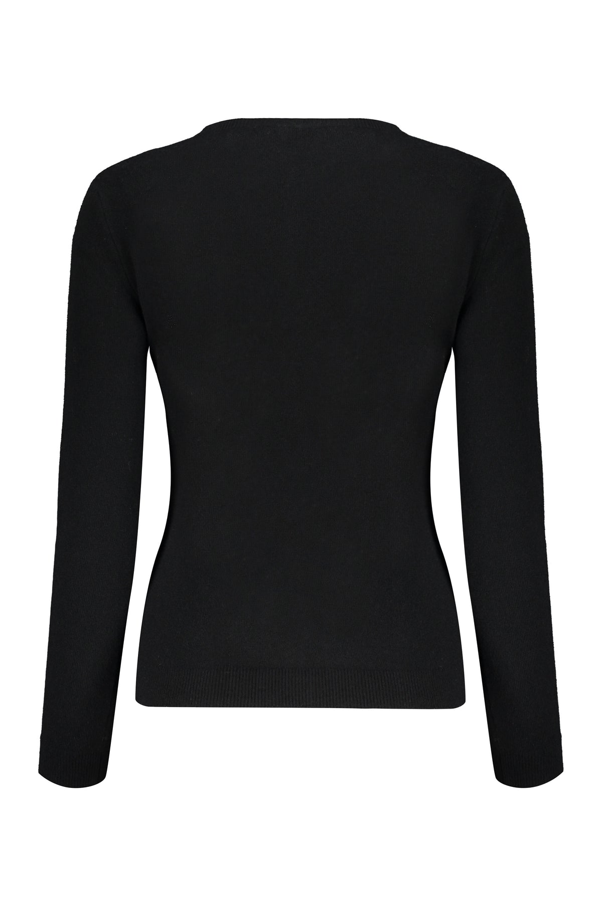 VALENTINO WOMEN'S BLACK WOOL CREWNECK SWEATER