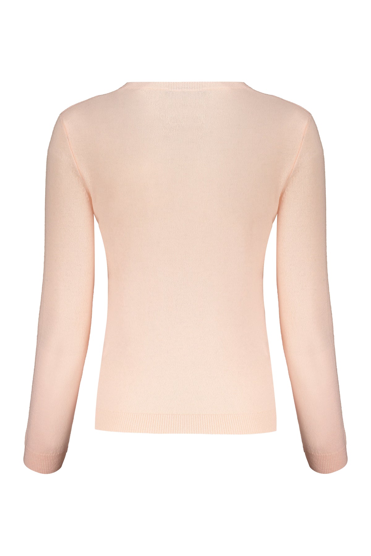 VALENTINO WOMEN'S PINK WOOL CREWNECK SWEATER