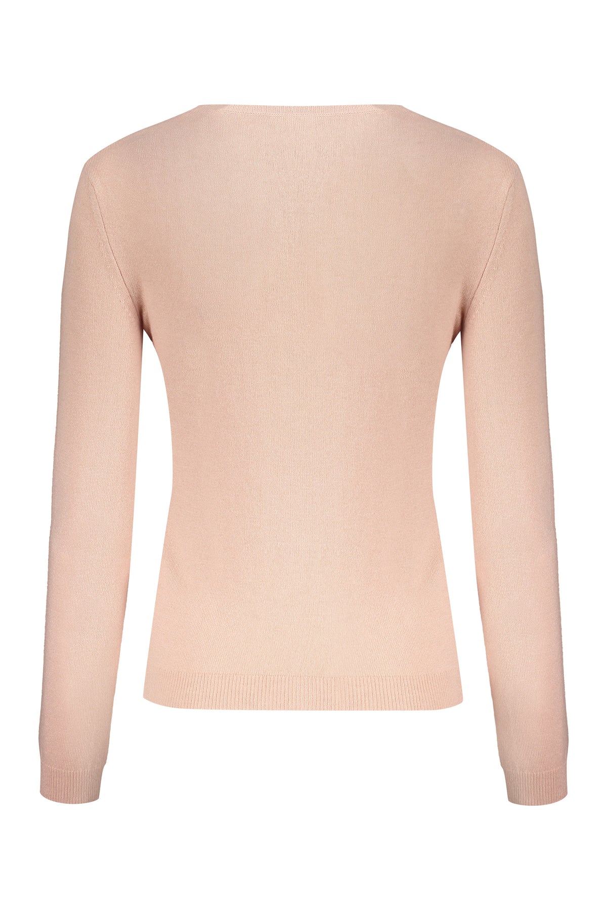 VALENTINO WOMEN'S ROSE WOOL KNIT SWEATER