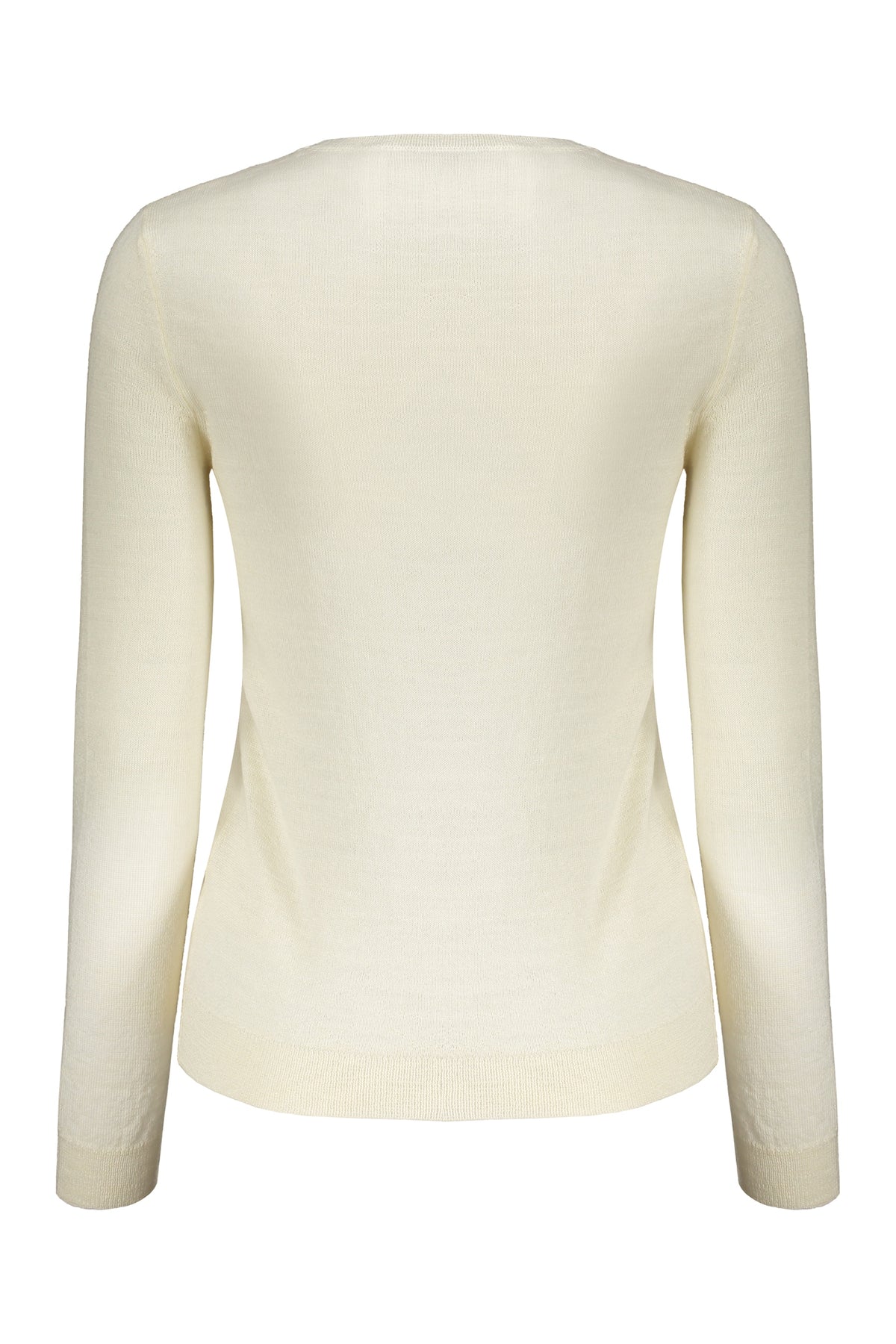 VALENTINO WOMEN'S CREAM WOOL CREWNECK SWEATER